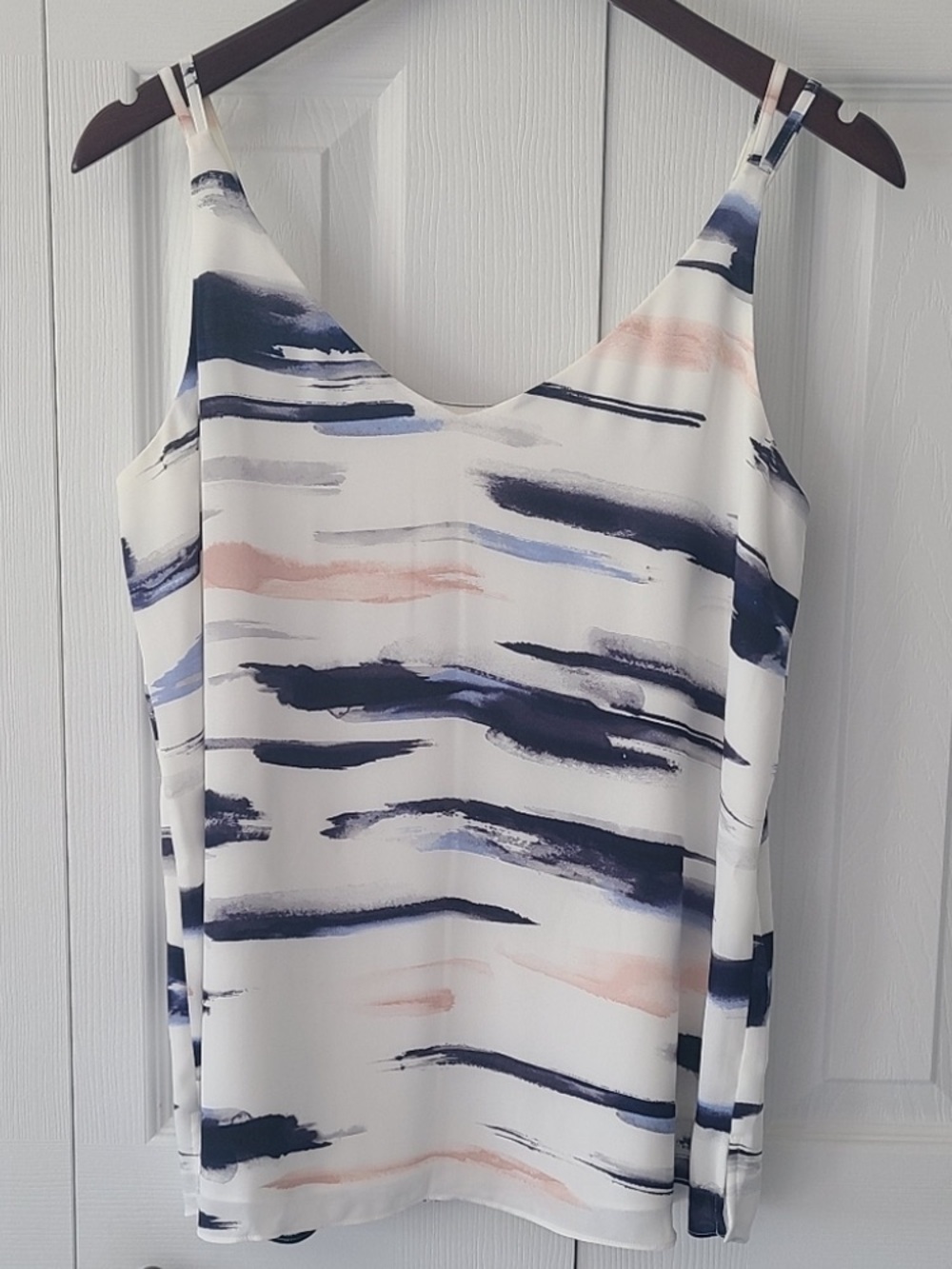 Willow & Thread Brushstroke Print Print Tank Top
